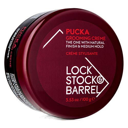 Lock Stock & Barrel Pucka Grooming Crème 3.53 Ounce - Medium Hold Styling Paste