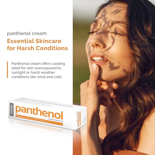 Panthenol - Cream, Ideal for Sun-Exposed or Weather-Affected Skin, Moisturizes Dry Skin, Nutritional Skincare for Soft and Sensitive Skin - 30g