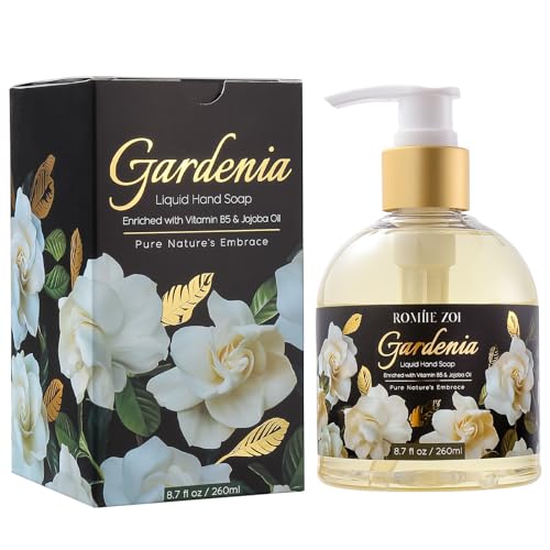 ROMIIE ZOI Liquid Hand Soap with Gift Box - Gardenia - 260ml/ 8.7 fl.oz