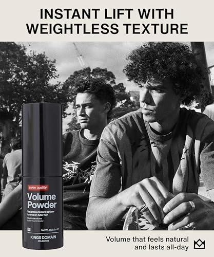 Men's Root Volumizing Hair Powder - Matte Finish, Medium Hold, Natural Texture