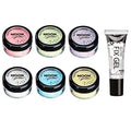 Pastel Glitter Shakers by Moon Glitter ? 100% Cosmetic Glitter for Face, Body, Nails, Hair and Lips - 0.10oz - Set of 6 colours