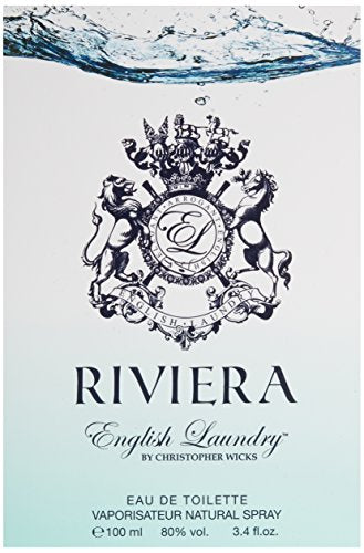English Laundry Riviera Eau de Toilette for Men - 3.4 Fl Oz Fragrance
