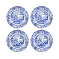 Blue Italian Dinner Plates Set of 4 - Spode Heritage Blue & White Porcelain
