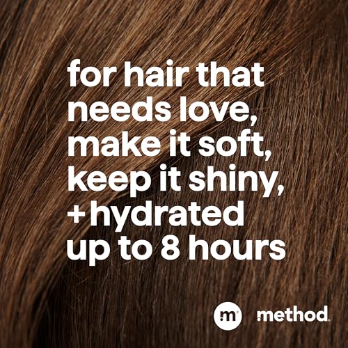 Method Moisturizing Shampoo, Simply Nourish with Shea Butter, Coconut, and Rice Milk Scent Notes, Paraben and Sulfate Free, 14 oz (Pack of 1)