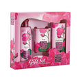 Gift set"Rose of Bulgaria" for WOMEN - SHOWER GEL for Women, COSMETIC SOAP for Women, DAY CREAM with Rose Essential Oil and Rose Water
