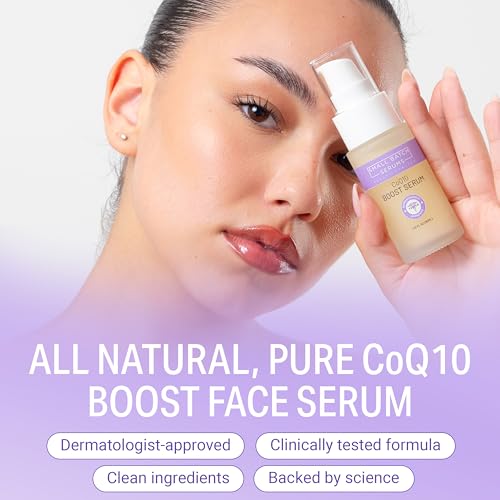 Small Batch Serums CoQ10 Face Serum with Hyaluronic Acid & Vitamin E - Anti-Aging & Hydrating
