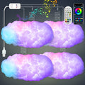 4PCS Cloud Lightning Light Kit - Music Sync & APP Control for Indoor Bedroom Decor - Variation 4