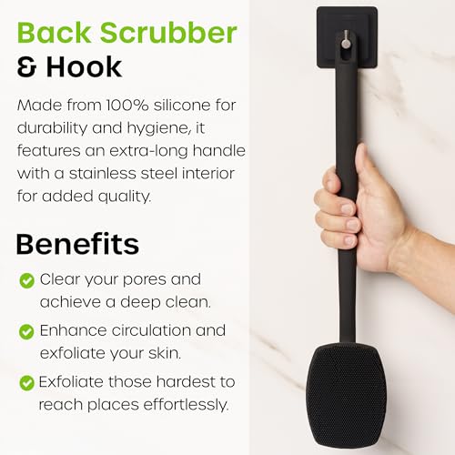The Man Silicone Face, Body, and Back Scrubber Brush (Variety Set)