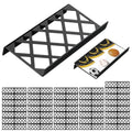 Yalikop 72 Pcs Hollow Trading Card Display Risers Set, 6.89 x 3.35 in, Black