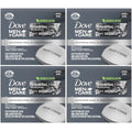 Dove Men + Care Bar Soap Charcoal Clay, 12 Count, 3 in 1 Body Face and Hand Exfoliating, Purifying Bar Soaps for Men, Plant Based with Essential Oils, Moisturizes Dry Skin, Clean Scent, 3.75 oz. Each