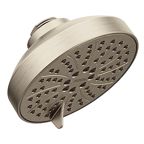 Moen Gibson Brushed Nickel 6-Function Shower Head - 2.0 GPM, Eco-Performance Spray
