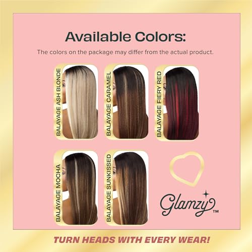 Sensationnel Glamzy Lace Crown Wig - Balayage Ash Blonde, Glueless, Heat Safe