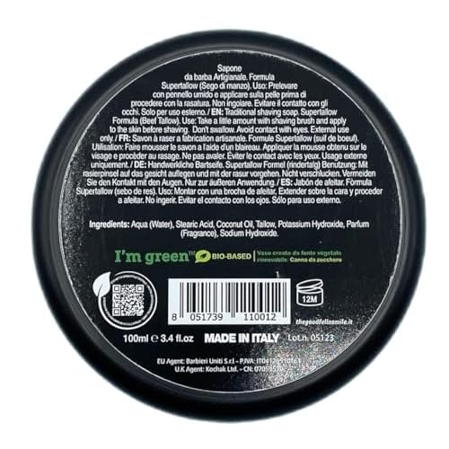 The Goodfellas' smile, Shibusa Tallow Shave Soap and Afltershave Splash Bundle, Made in Italy