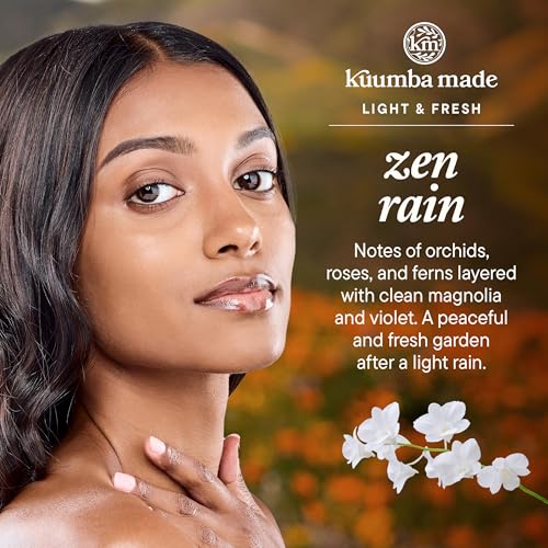 Kuumba Made Zen Rain Fragrance Oil, Long-Lasting Small-Batch Perfume Roller, Vegan, Alcohol-Free, 0.15 Fl Oz