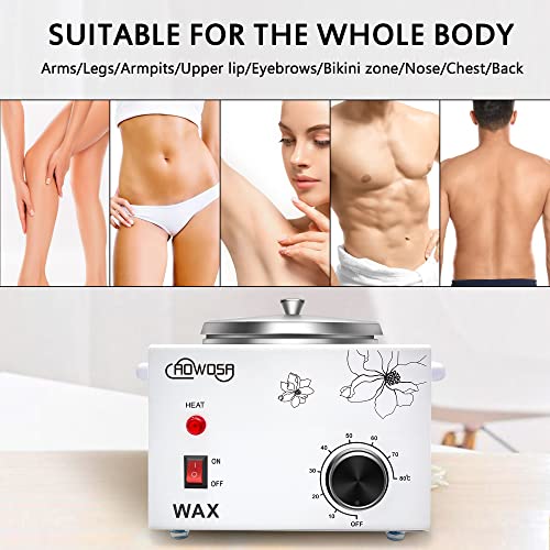 White Single Pot Wax Warmer 600ml Professional Hair Removal Machine