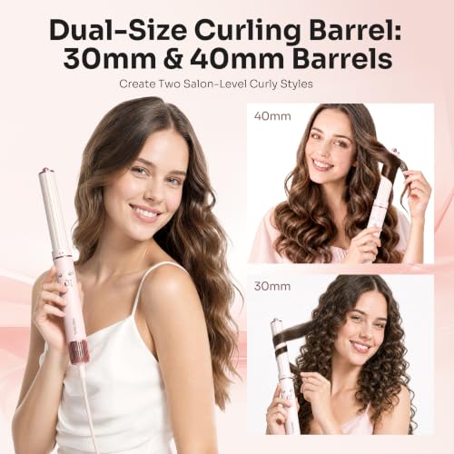 7-in-1 Hot Air Hair Styler Dryer with Ionic Care and Multiple Attachments