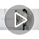 Black Steel Leaning Ladder Rack - Space Saving Wall Storage for Towels & Blankets