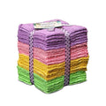 Cotton Assorted Pastel Mix Washcloths Ring Spun Premium Cotton 12'' x 12'' (66)