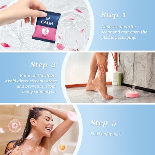 TranquilBliss 18 Shower Steamers Set - 6 Refreshing Scents, Individually Packaged, Perfect for Relaxation Gifts for Women