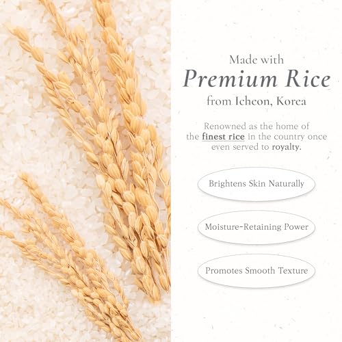 Face Serum for Women Korean Glow with 5% Niacinamide (Icheon Rice Bran) ? Hydrating Formula for Even Tone, Glowing Skin, Hyperpigmentation, Daily Glow Care, 1.69 Fl oz.