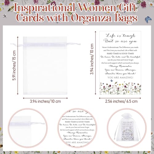 Cinnvoice 25-Piece Inspirational Compact Mirror Set for Women Wildflower Variation