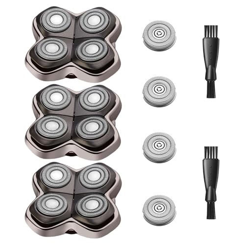 Pitbull Shaver Replacement Blade Set for Skull Shaver Pitbull Gold Pro 3+4 Pack