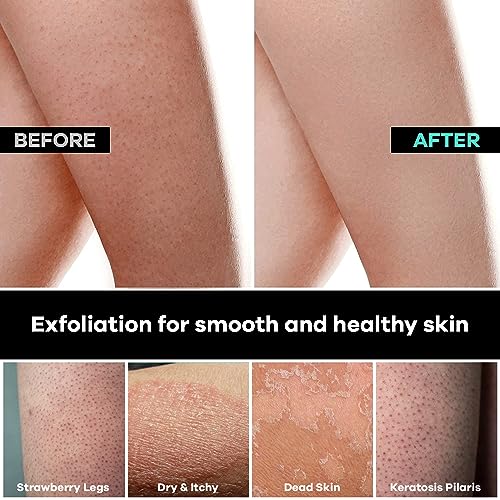 Dermasuri Deep Exfoliating Body & Foot Scrub Set with Glove & Spray