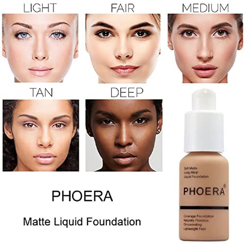 2 Pack Yaper Foundation 102# Nude and 103# Warm Peach