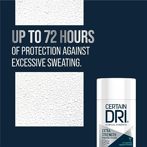 Certain Dri Extra Strength Powder Fresh Antiperspirant 1.7 oz Pack of 3