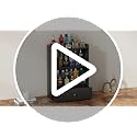 3-Tier Wooden Cologne Organizer for Men with Drawer