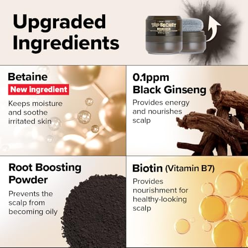 Dry Shampoo Powder for Dark Brown Hair - Mattifying Hair Refresh Duo Set