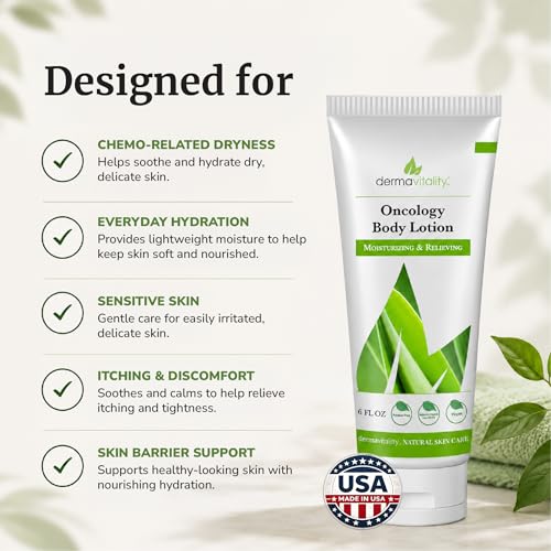 Organic Oncology Body Lotion for Chemo Patients - Hydrating & Soothing 6oz