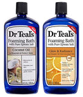 Foaming Bath Gift Set with Epsom Salt - Nourish & Protect Coconut Oil & Radiance Vitamin C