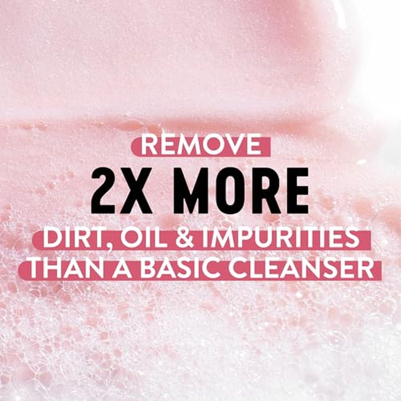Bior? Rose Quartz + Charcoal Daily Purifying Cleanser,Oil Free Facial Cleanser Energizes Skin,Dermatologist Tested and Cruelty Free,6.77 oz,(Pack of 2)