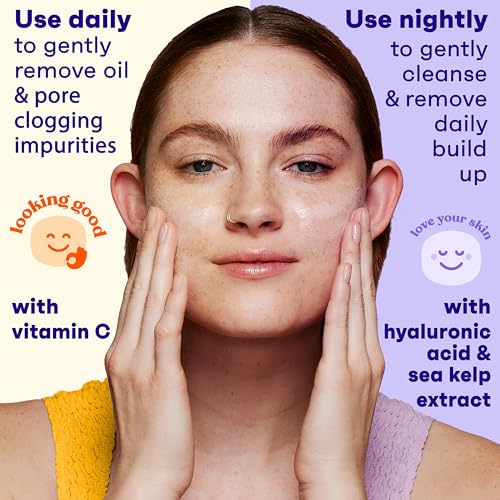 Neutrogena Oil-Free Acne Face Wash with 2% Salicylic Acid, Daily Exfoliating Scrub & Acne Treatment for Oily, Acne-Prone Skin, Clears Breakouts & Blackheads, 4.2 fl. oz