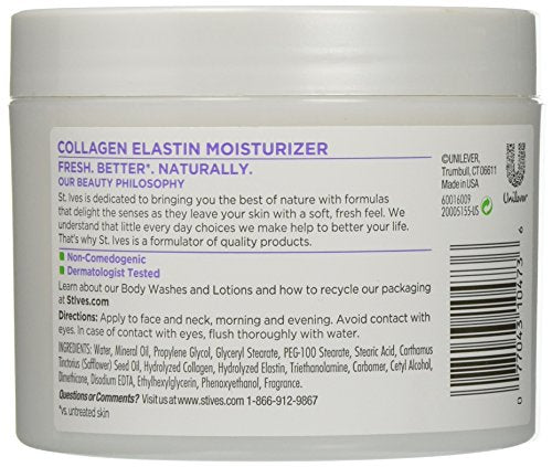 Dove Collagen & Elastin Face Moisturizer 10oz Jar - 3 Pack