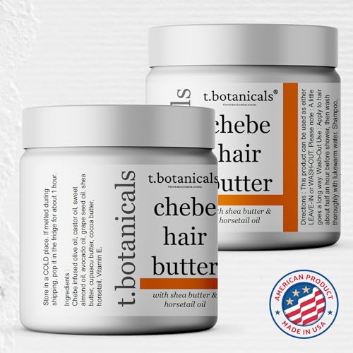 Chebe Hair Butter for Growth & Thickening - Ayurvedic Nourishing Oil, 8 oz