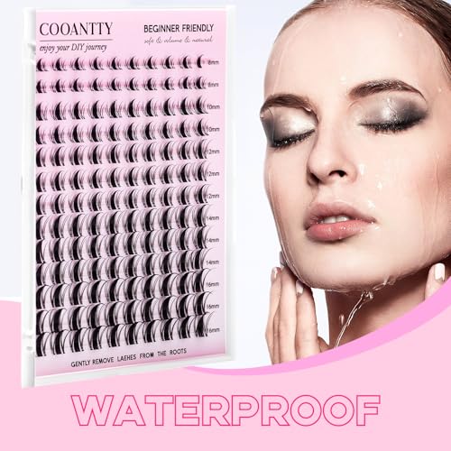 Fairy Lash Clusters Manga Eyelashes C Curl Invisible Band Eyelash Clusters Easy to Apply Wispy Anime Spiky Lashes Natural Volume Lash Extensions Reusable Individual Lashes for Soft Dramatic Look