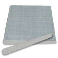 Flowery Disposable High-Speed Shiner, Dual-Grit 100/180 Nail Files, Individually Wrapped, Single-Use, 100 ct