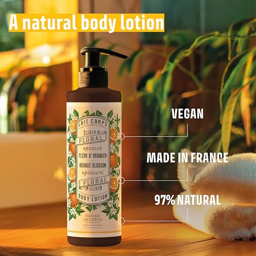 Panier des Sens Orange Blossom Body Lotion 8.45 Fl Oz - Natural Hydrating Moisturizer for Women