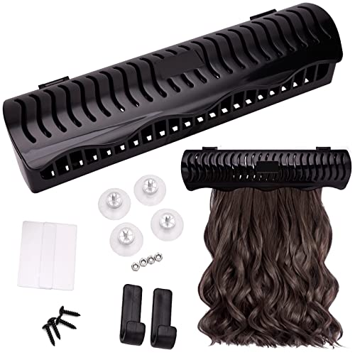 Hair Extension Holder Caddy for Clip-Ins Tape-In Micro Bundles & Sew-In Wefts