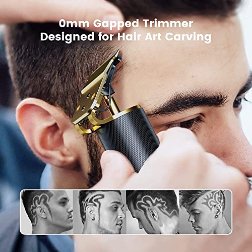 Rechargeable Men’s Hair Clippers with T-Blade & LCD Display - Black