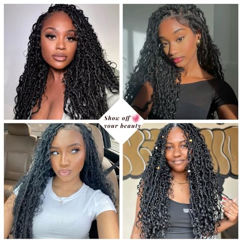 8 Packs 30 Inch Faux Locs Crochet Hair for Black Women - Goddess & Boho Style Variation of THIS listing