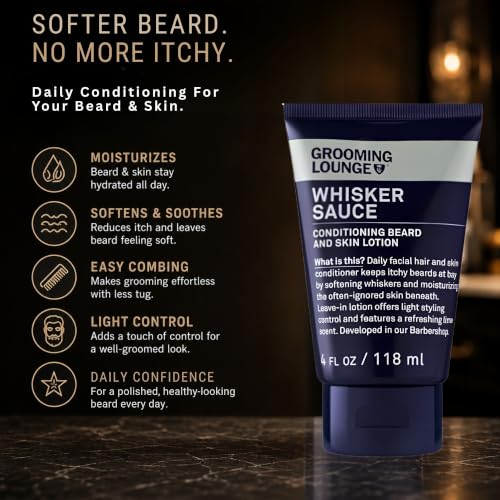 Grooming Lounge Whisker Sauce Beard Conditioner - Avocado & Lime, 4 Oz - Variation of THIS listing