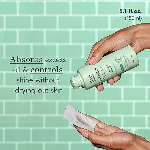 Rael Miracle Bundle - Invisible Spot Cover (96 Count), Exfoliating Cleanser (5.1 oz), Clarifying Toner (5.1 oz), Barrier Cream (1.8 fl. oz)