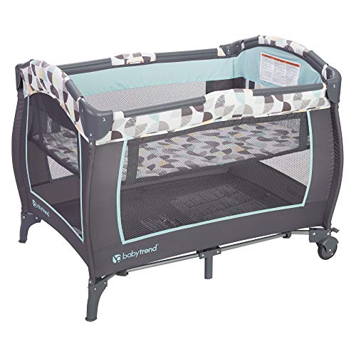 Baby Trend Trend-E Nursery Center Playard & Bassinet - Doodle Dots Variation