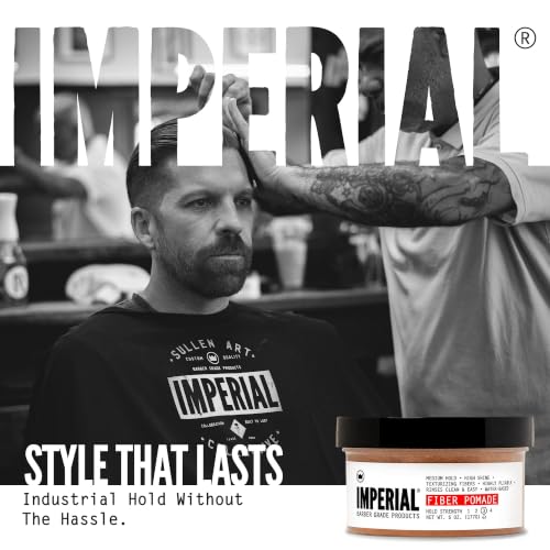 Fiber Pomade - Medium Hold Hair Styling Product with Custom Texture & Shine, 6 oz - Variation of THIS listing