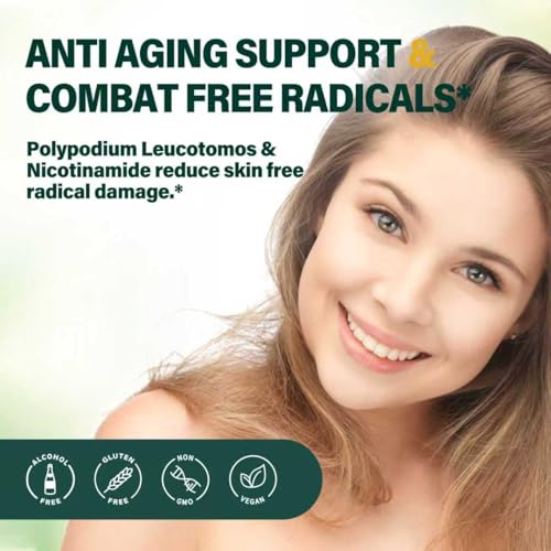 Polypodium Leucotomos Extract Skin Care Drops Unflavored 2 Fl Oz - Anti-Aging & Immunity Support