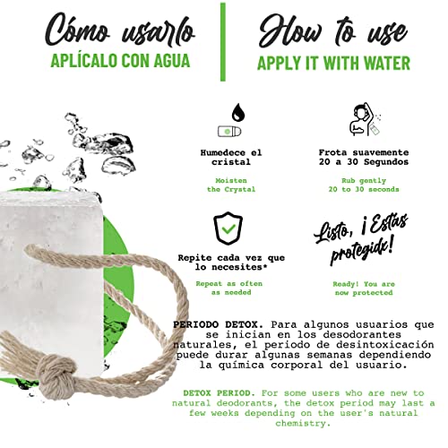 Vital Green Potassium Alum Crystal Block for Shaving ? Alum Bar that Relieves Irritation Caused by Shaving and Hair Removal ? Develops an Invigorating and Refreshing Reaction 3.18 oz / 90 g (1 Unit)