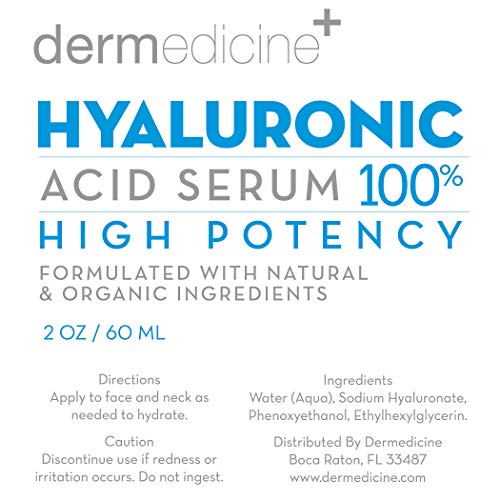 Hyaluronic Acid Serum for Face 2 oz - Anti-Aging & Hydrating Moisturizer